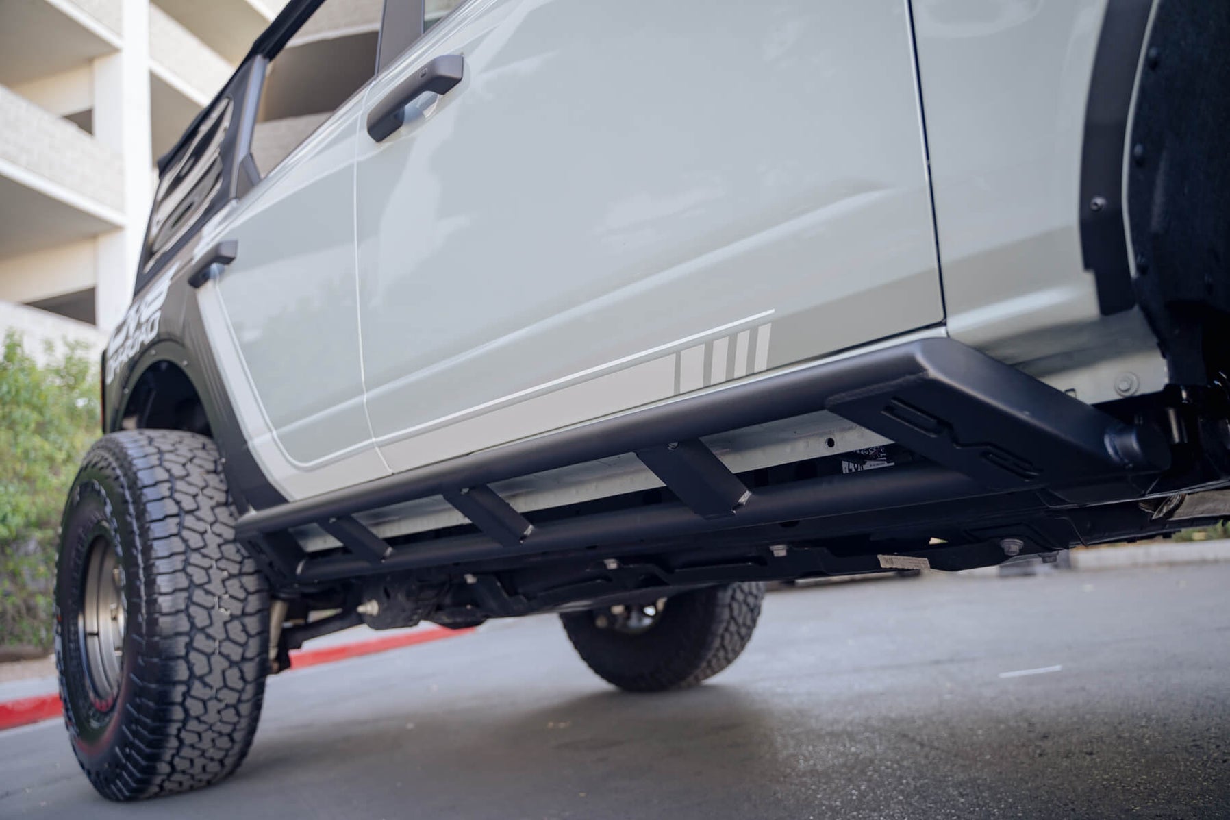 2021+ Ford Bronco Rock Sliders FS15 Series — DV8 Offroad