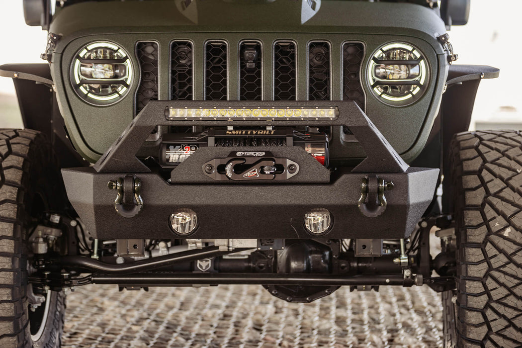 Jeep Wrangler FS-25 Stubby Front Bumper — DV8 Offroad