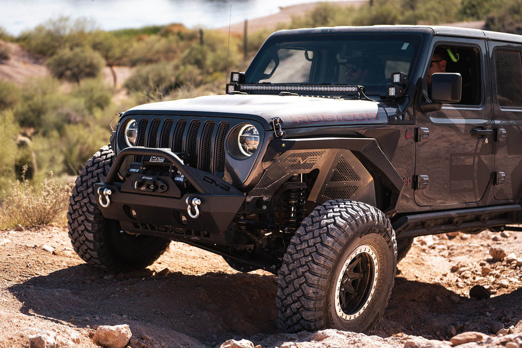 Jeep Wrangler JL & Gladiator JT Front Inner Fenders | Black or Raw — DV8  Offroad