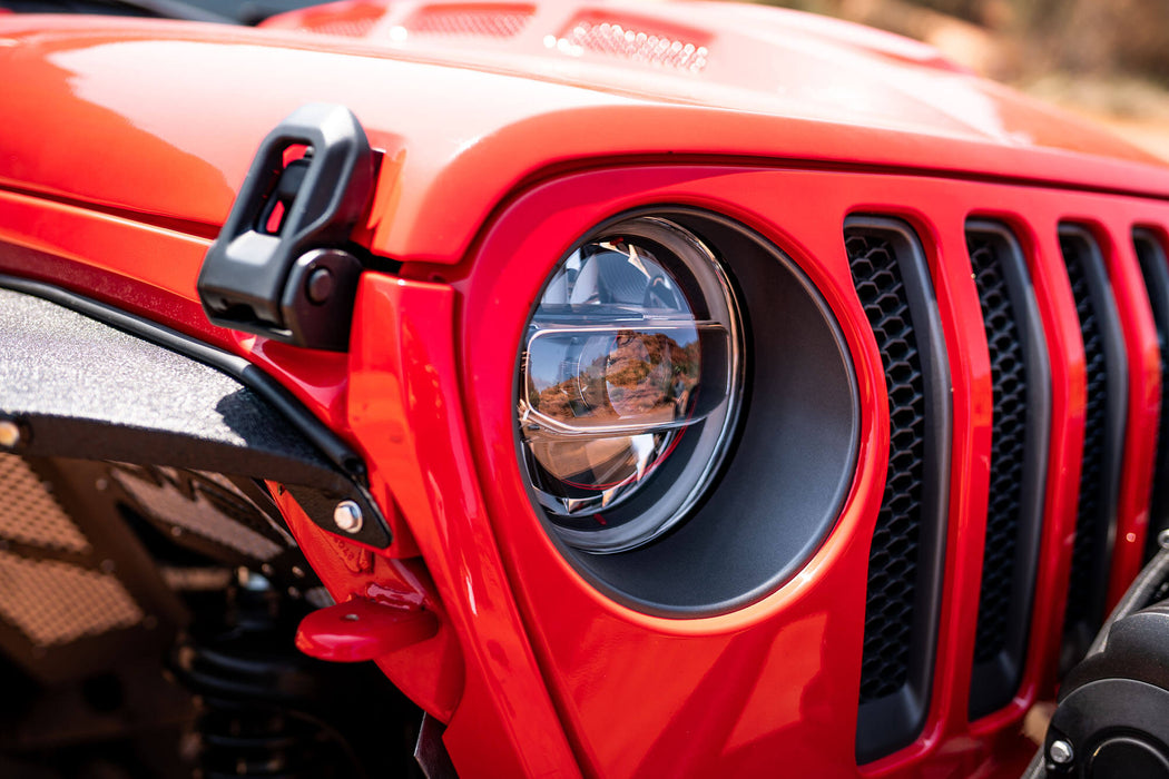 Jeep Wrangler JL & Gladiator JT LED Headlights | Chrome — DV8 Offroad