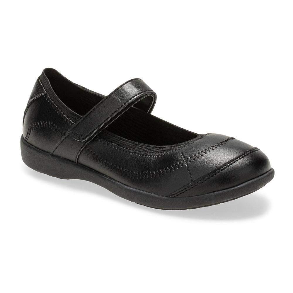 Hush Puppies Rudy Girls Black Uniform Shoes | ShoeKid.ca