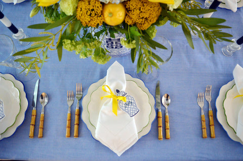 Spring Tablesetting with Ginger Jars + Lemons - WH Hostess Social ...