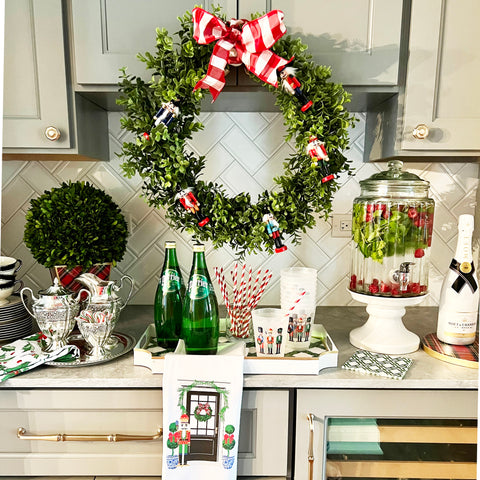 nutcracker tea bar set-up