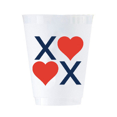 XOXO Valentine's Day Shatterproof Cups