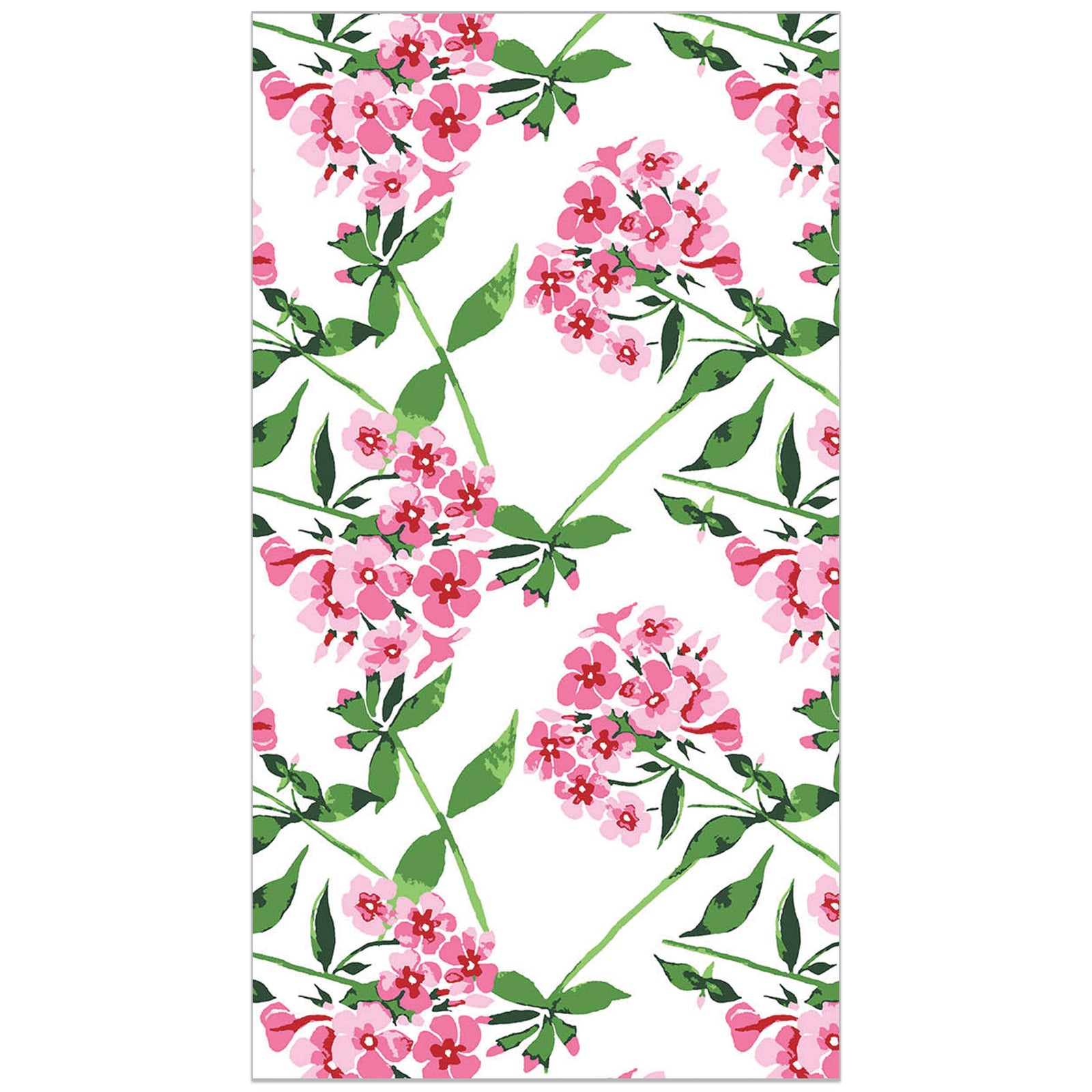 WH Hostess Cotton Tea Towel  Floral Block Print - WH Hostess