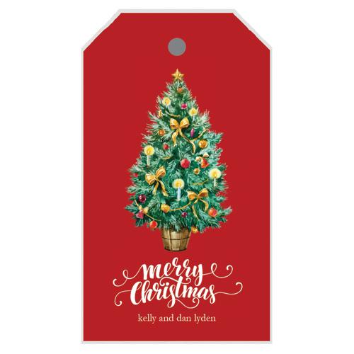 Gift Wrap Sheets  Christmas Topiary Trees with Red Bows - WH Hostess  Social Stationery