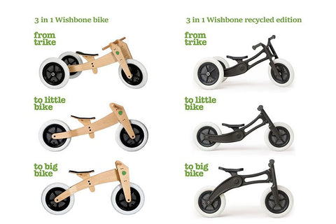 wishbone wooden bike
