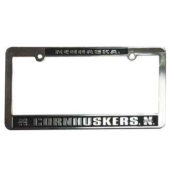Nebraska Cornhuskers License Plate Frame - Nebraska In A Box
