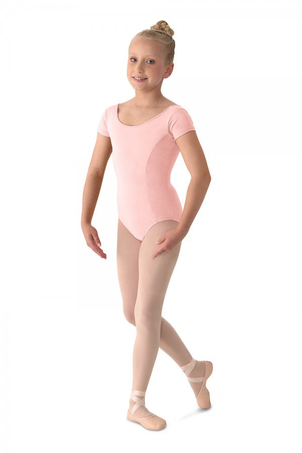 Mirella Girl's Cap Sleeve Leotard