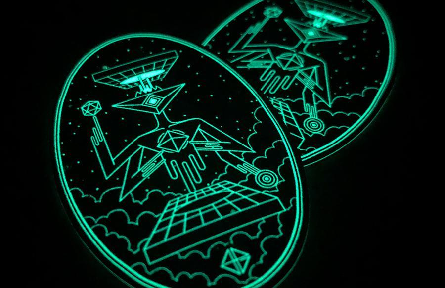 glow in the dark stickers custom