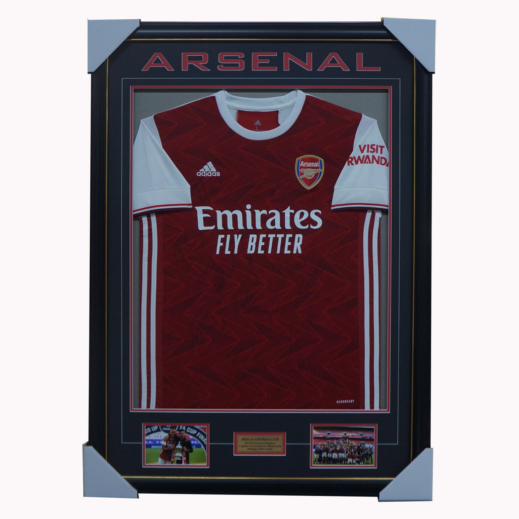 signed arsenal jersey