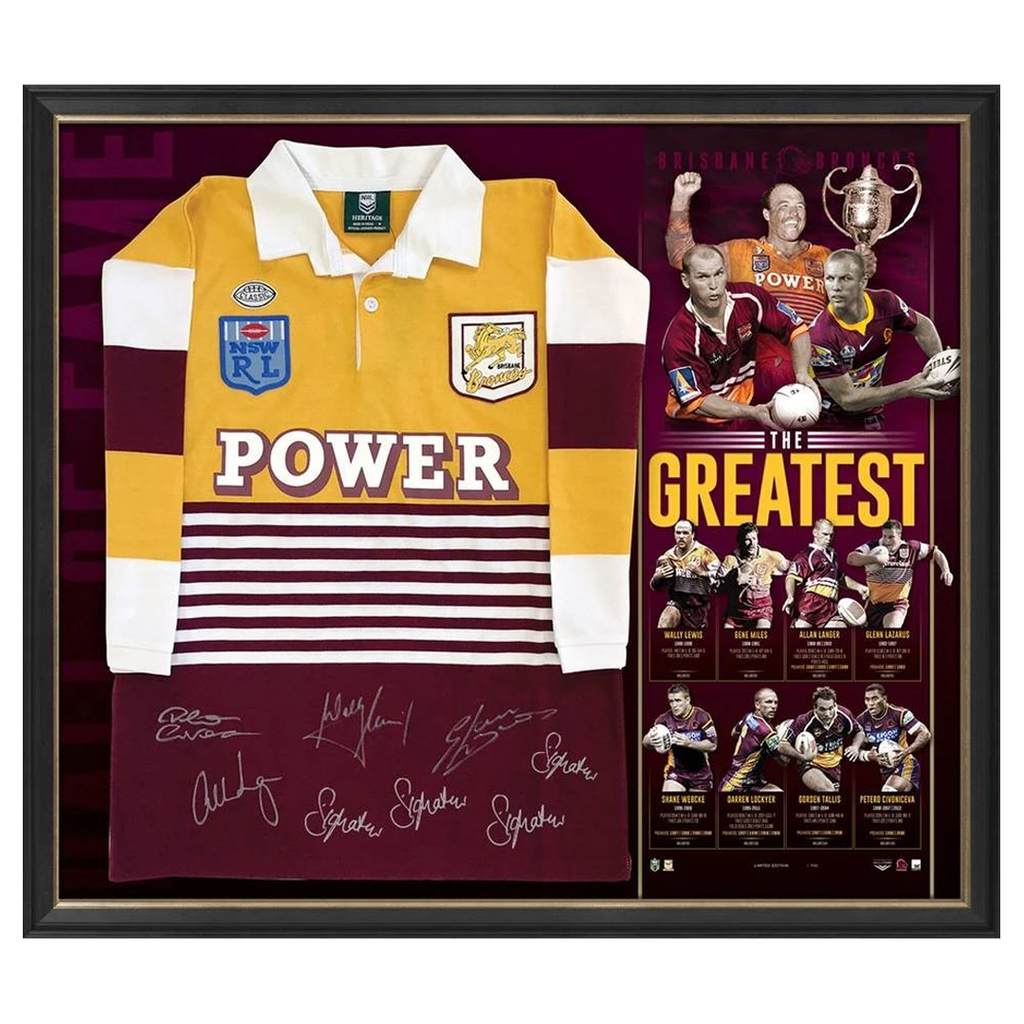 Brisbane Broncos Signed The Greatest 