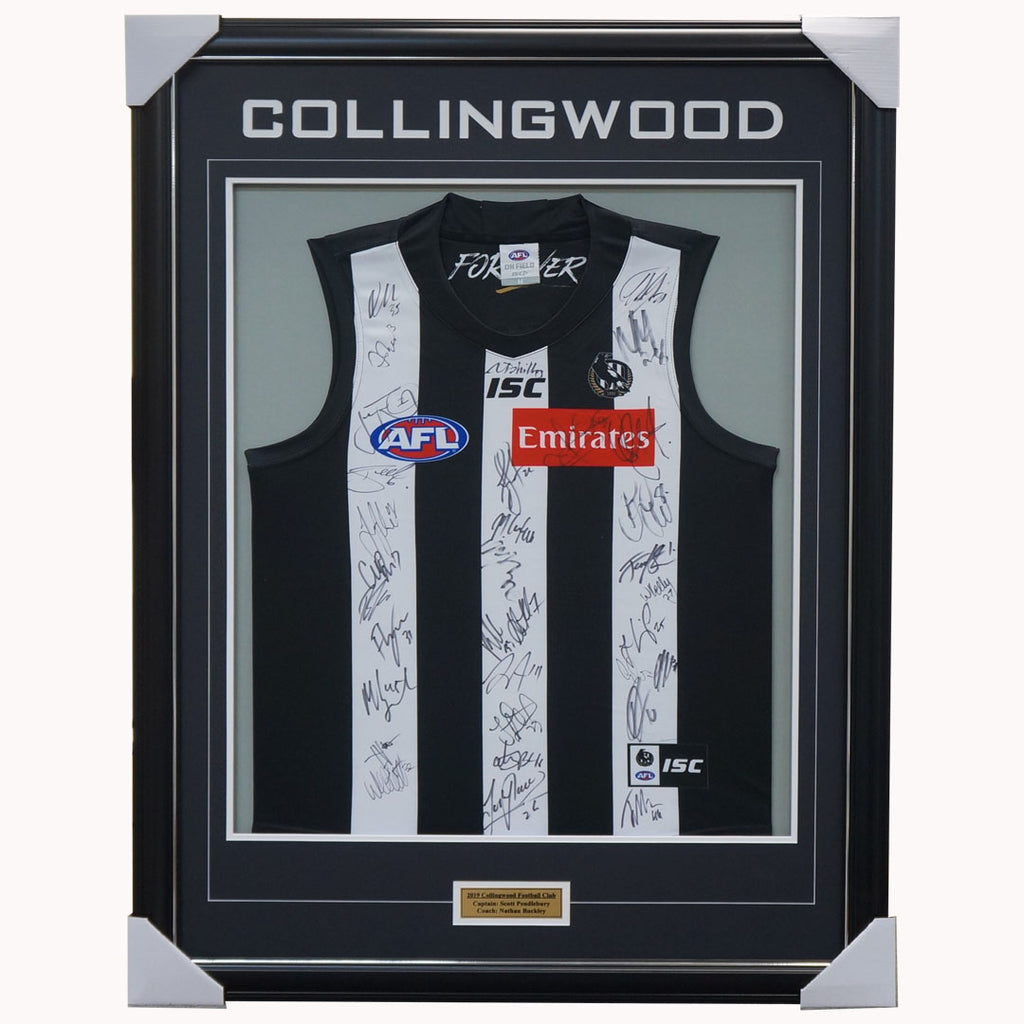 signed collingwood jersey