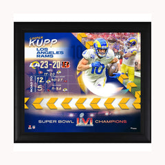 Los Angeles Rams Super Bowl LVI Champions Framed 20'' x 24'' Collage with Game-Used Confetti