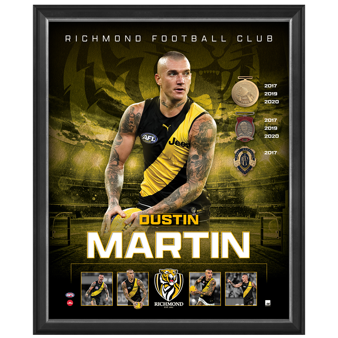 Dustin Martin Richmond 2020 Official Licensed AFL Print Framed New - 4740 - HT Framing  Memorabilia product image