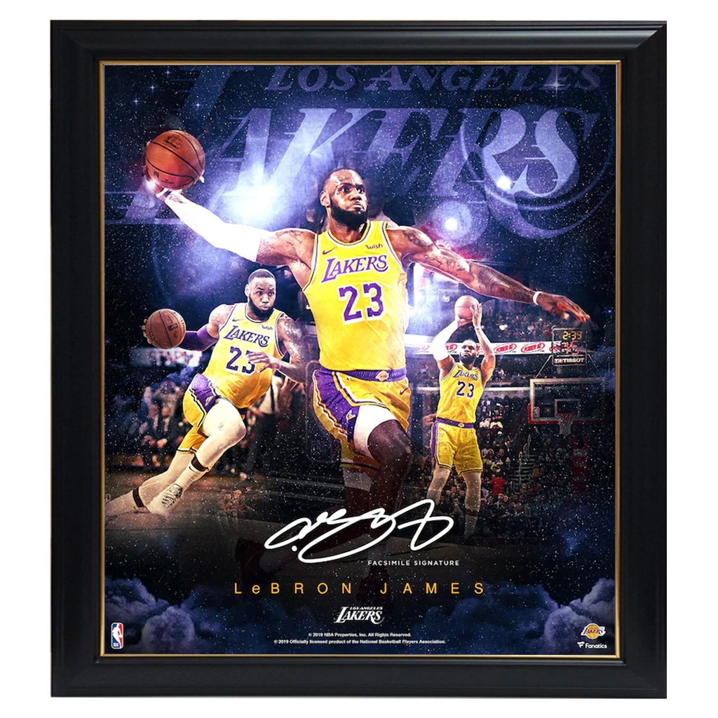 lebron james signed memorabilia