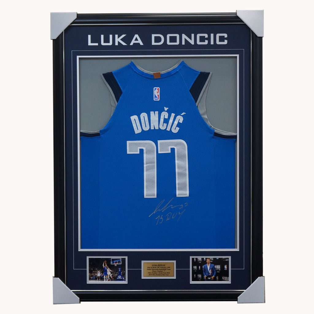Luka Doncic Signed Dallas Mavericks NBA 