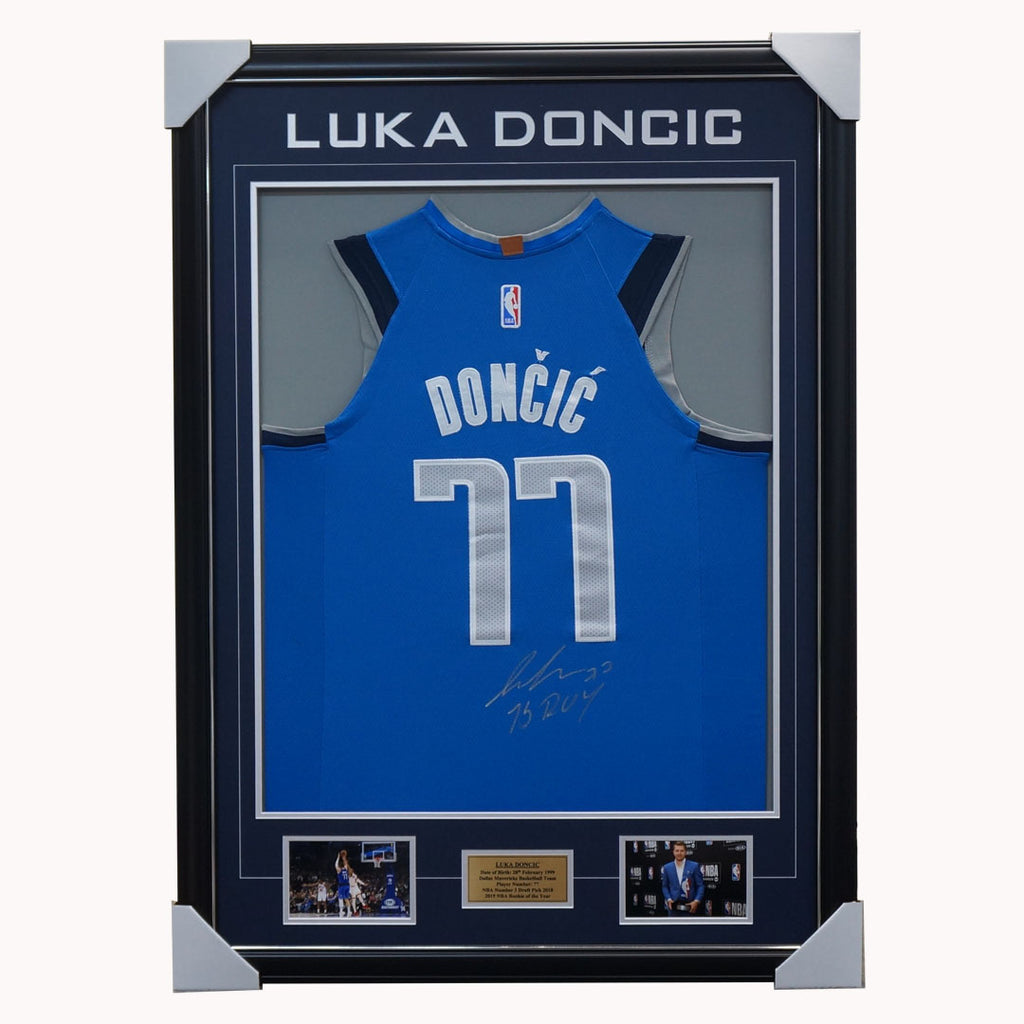 doncic signed jersey