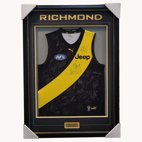 Richmond Football Club 2021 AFL Official Team Signed Guernsey - 4705 – HT Framing & Memorabilia