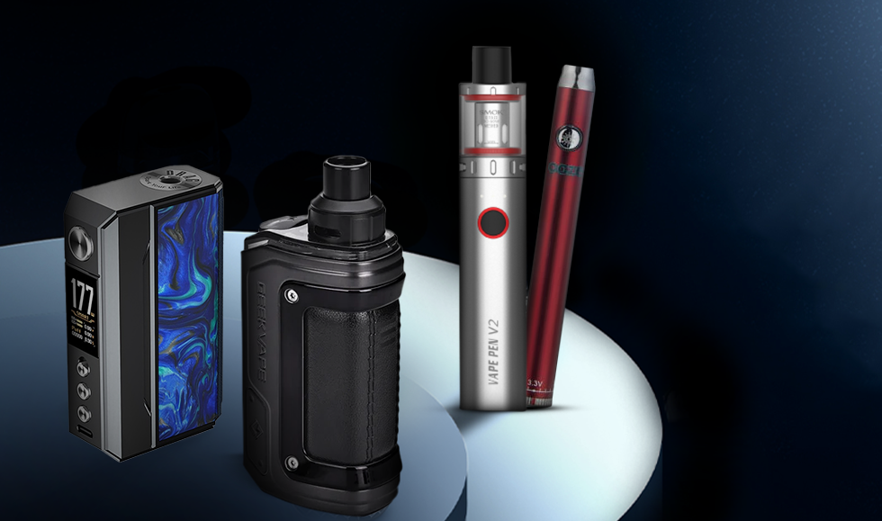 Vape Pen, Pod Mod, Pen Mod, Box Mod