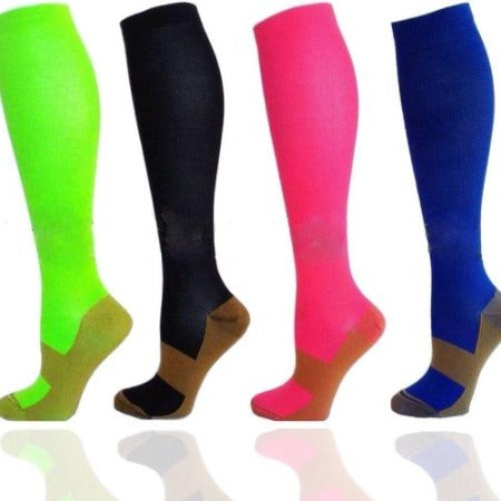 Zipper Compression Socks - Zip Up Support Stockings ~ Easy to Wear