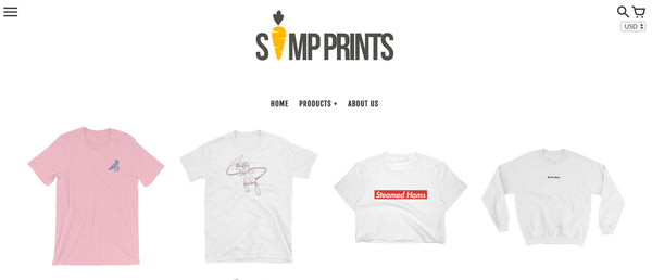 simpprints simpsons tshirts