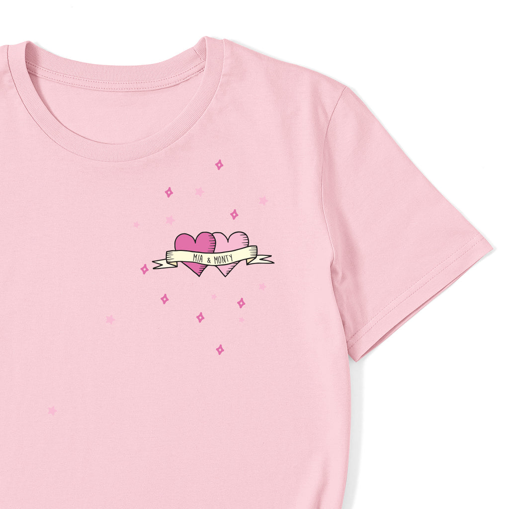 pink t shirt printing