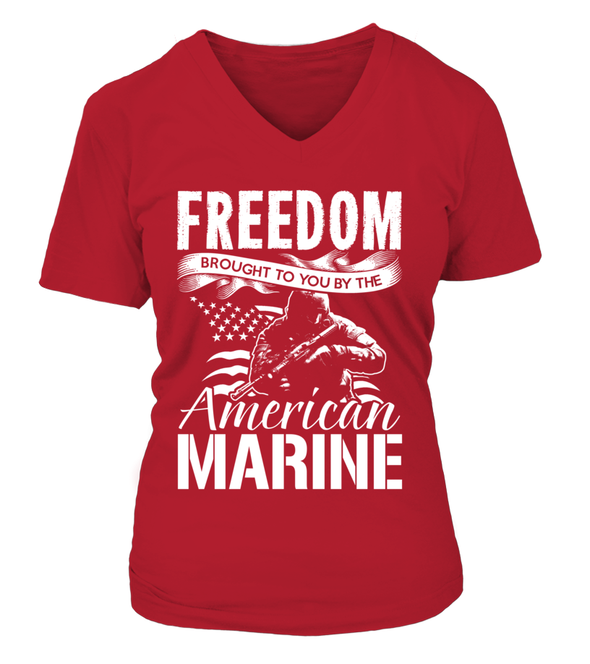 Marine Mom Freedom Brought To You T-shirts - MotherProud