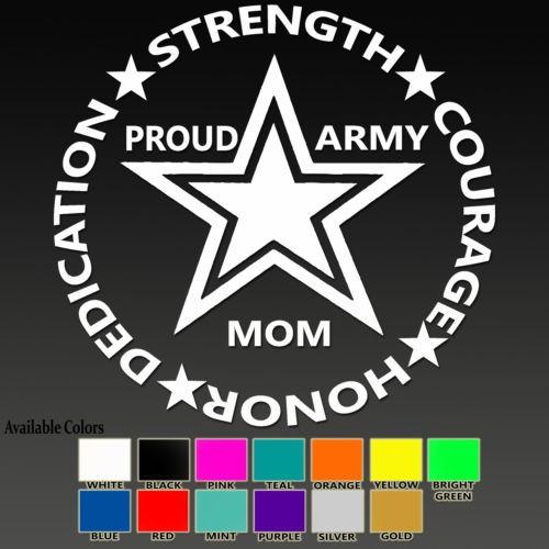 Download Army Mom 4 Traits Decal Motherproud