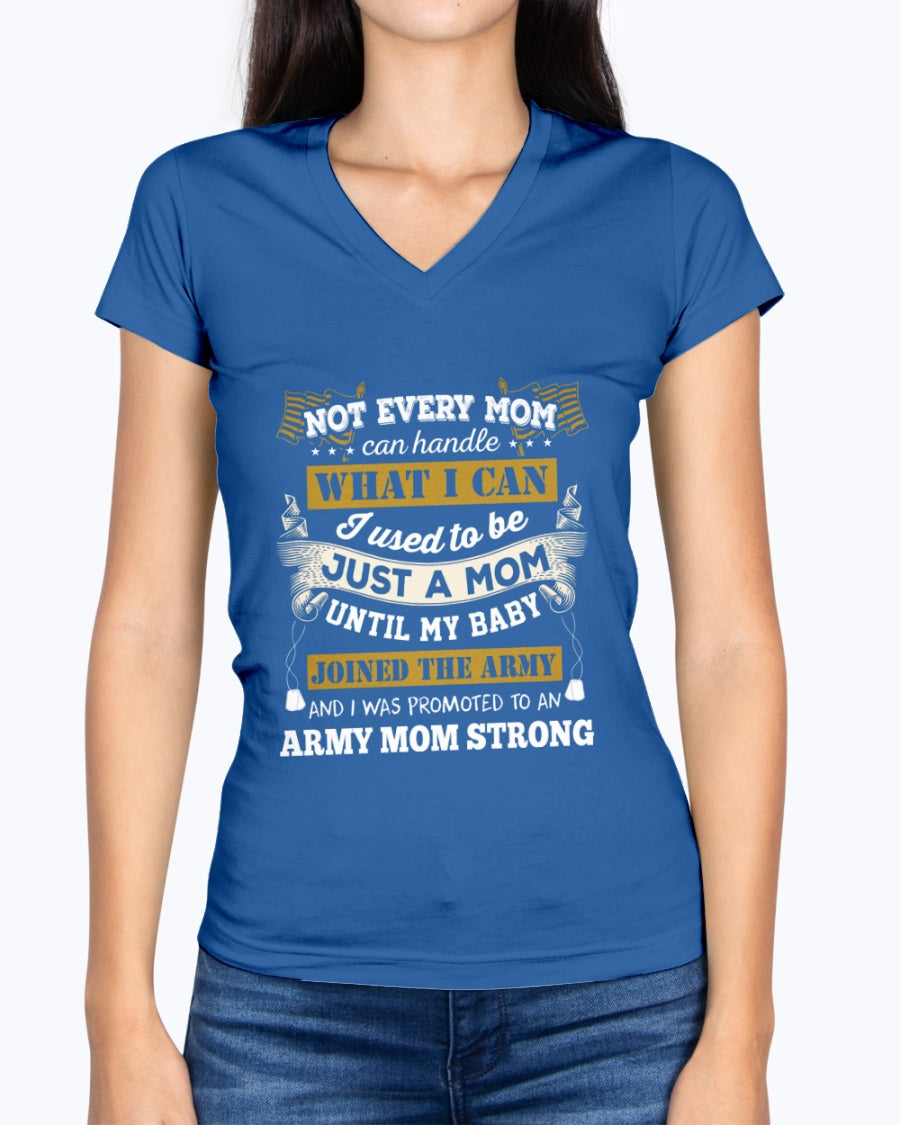 Us Army Mom Promoted T Shirts Motherproud