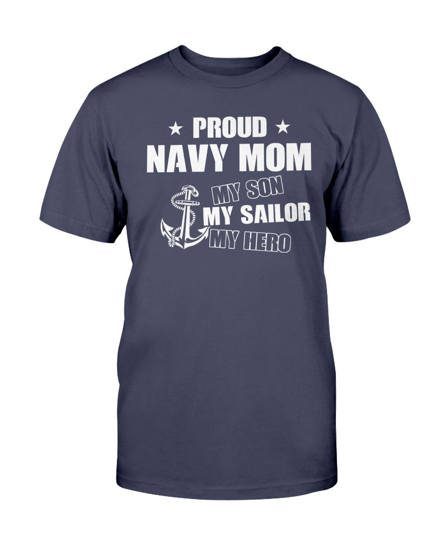 US Navy Mom My Sailor Hero T-shirts – MotherProud