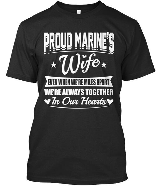 Proud Marines Wife Always Together T Shirts Motherproud 