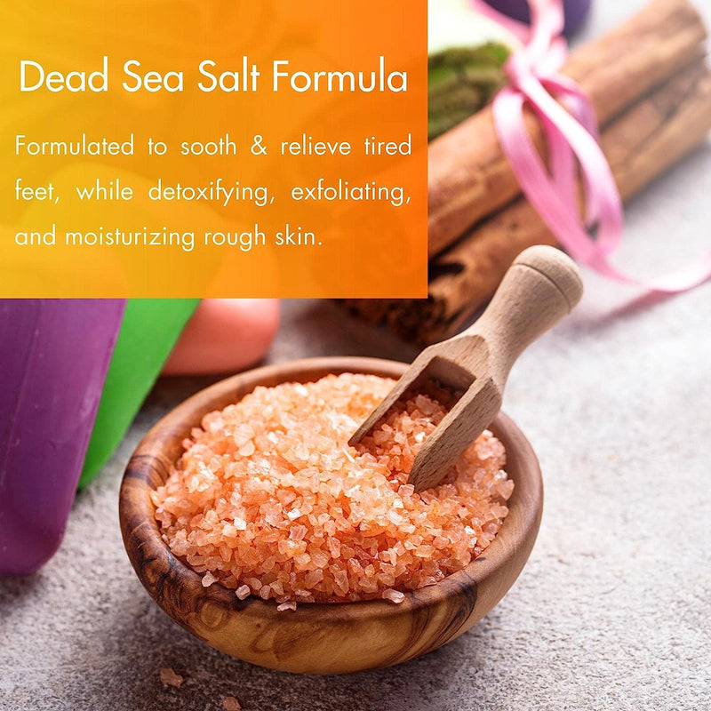 Detox Foot Soak Made with Dead Sea Salt Mandarin Aroma, 128oz by Spa Redi