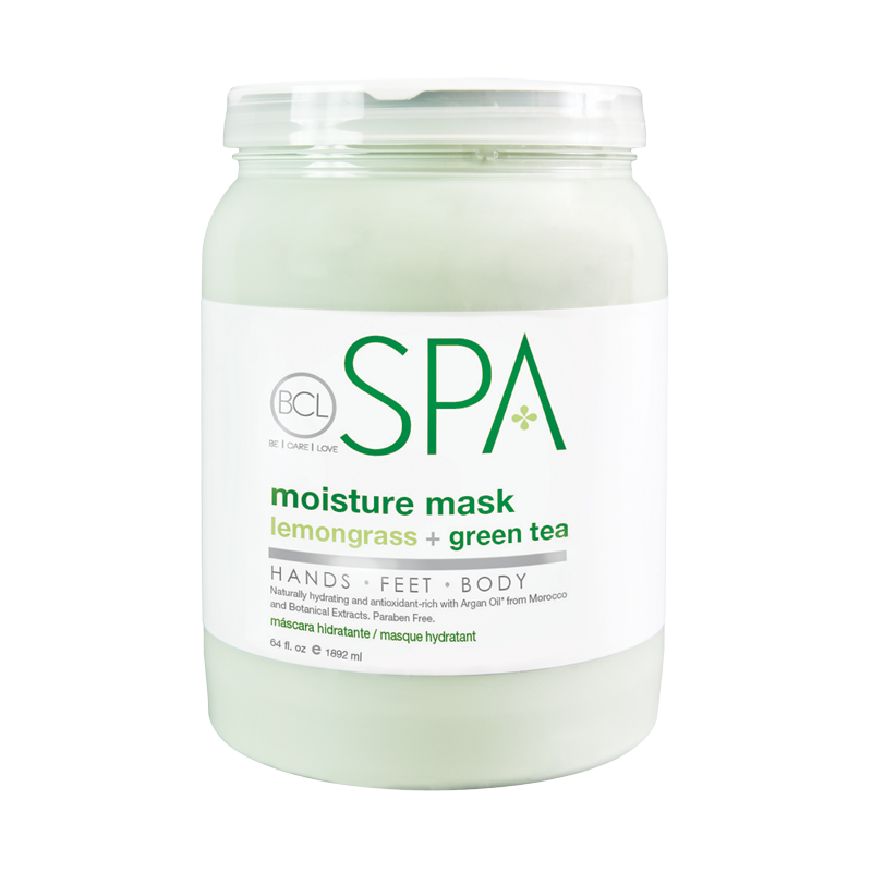 Image of BCL SPA Lemongrass & Green Tea Organic Mask 64oz  aSPA Moisture mask lemongrass green tea 