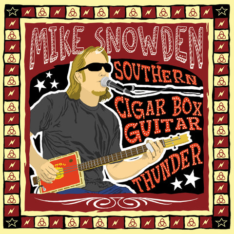 Mike Snowden Cigar Box Guitar Thunder