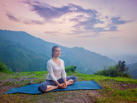 bound angle pose yoga easy posture brands