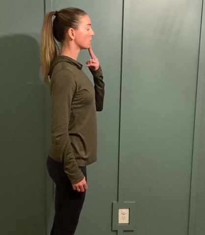 Chin Tucks Forward Head Posture