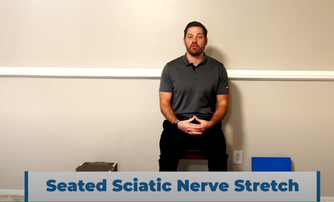 seated sciatic nerve stretch