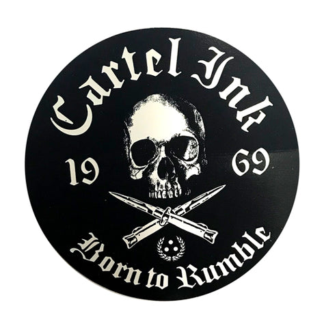 Born To Rumble Sticker Cartel Ink