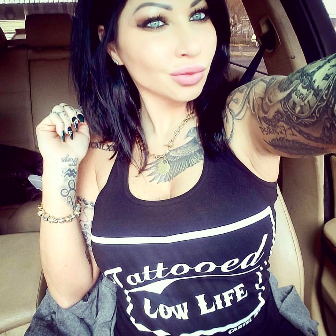 Tattooed Low Life Women's Racer Back Tank Top – Cartel Ink