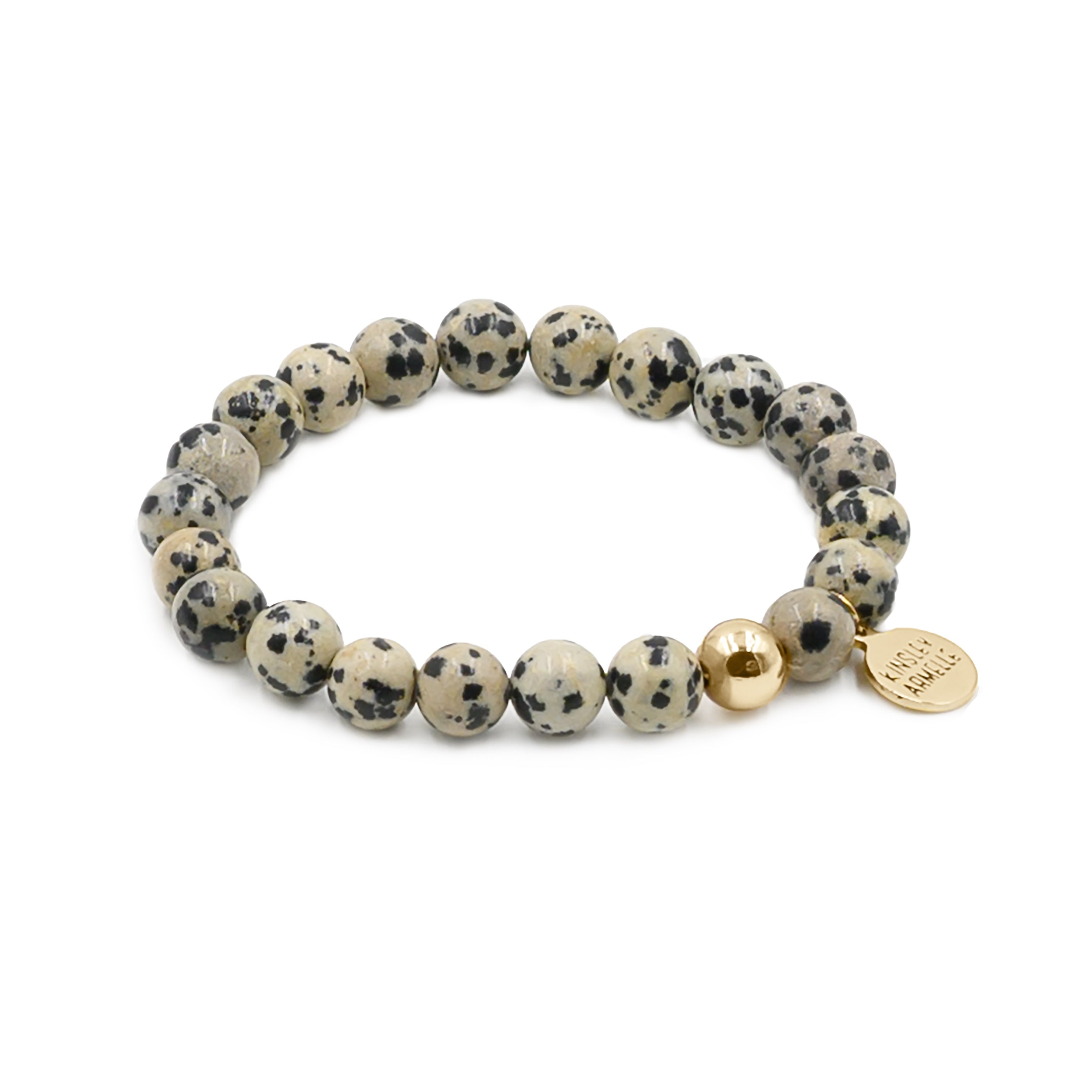 Stone Intention Charm Bracelet - Dalmatian Jasper/Gold - Scout Curated Wears