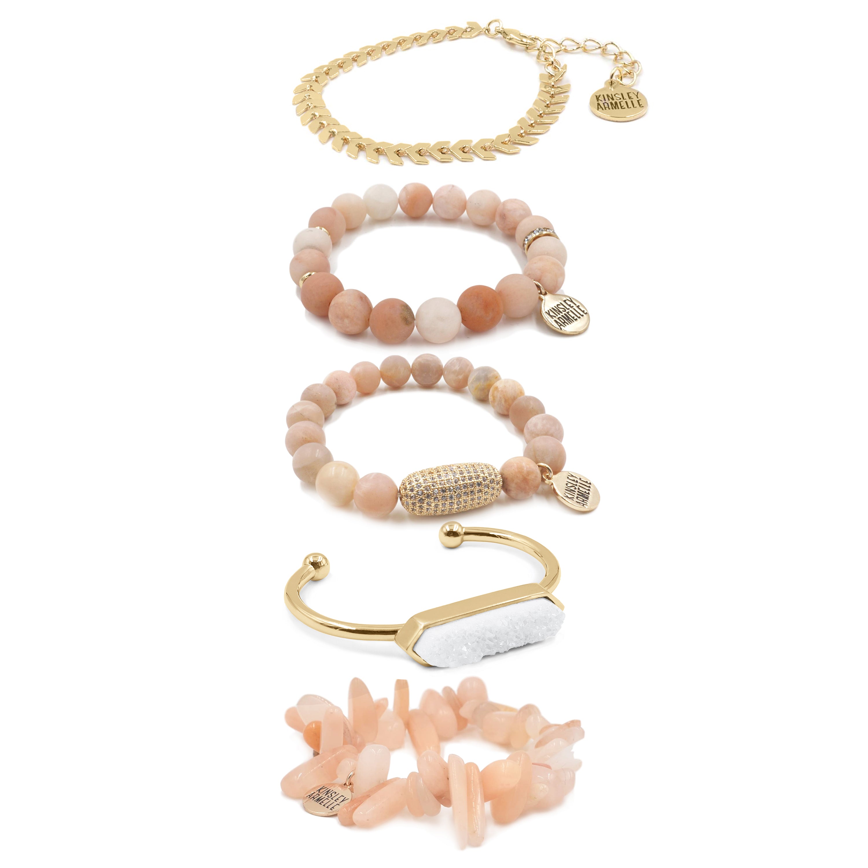 Bangle Collection - Quartz Bracelet | Kinsley Armelle