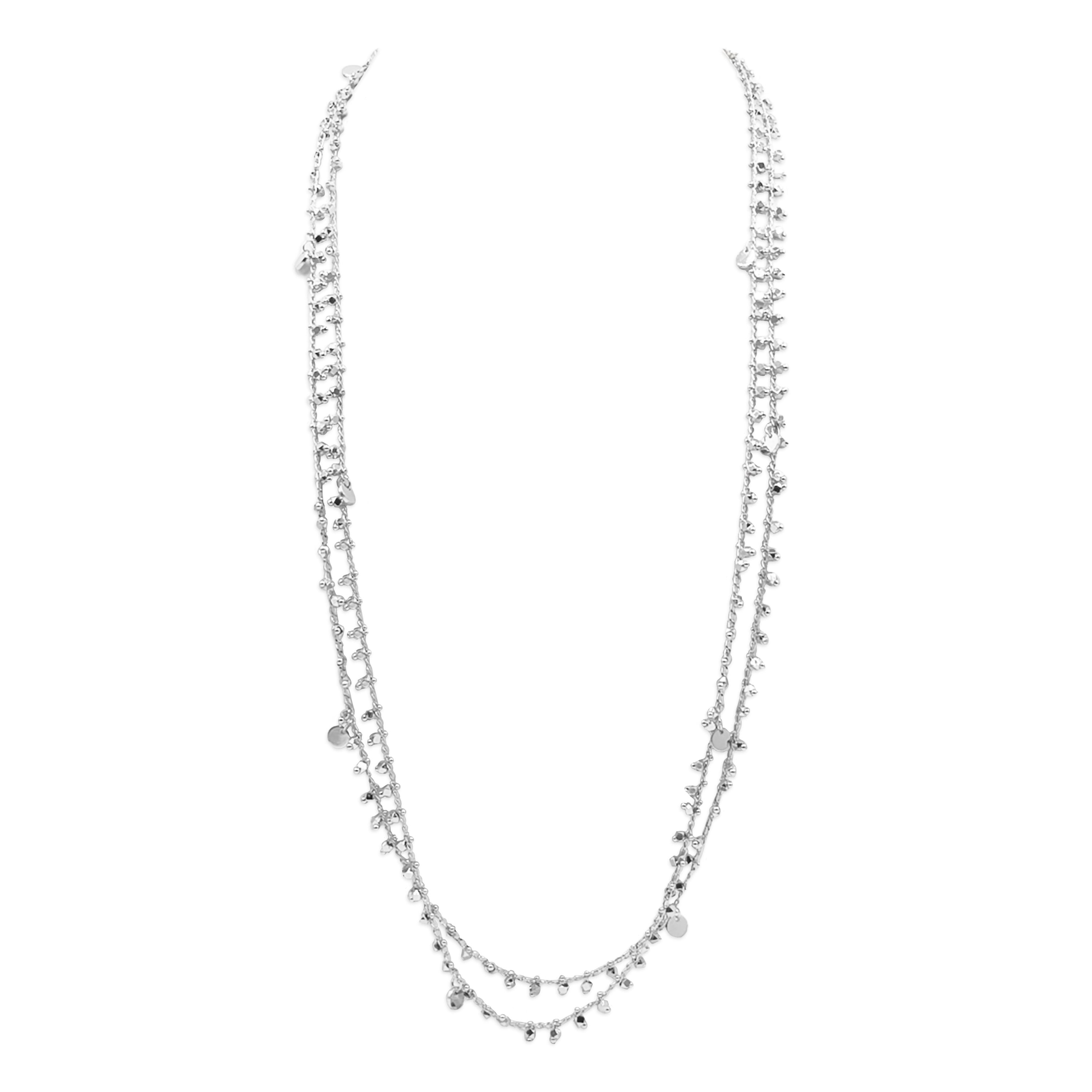 Image of Maya Collection - Silver Wrap Necklace