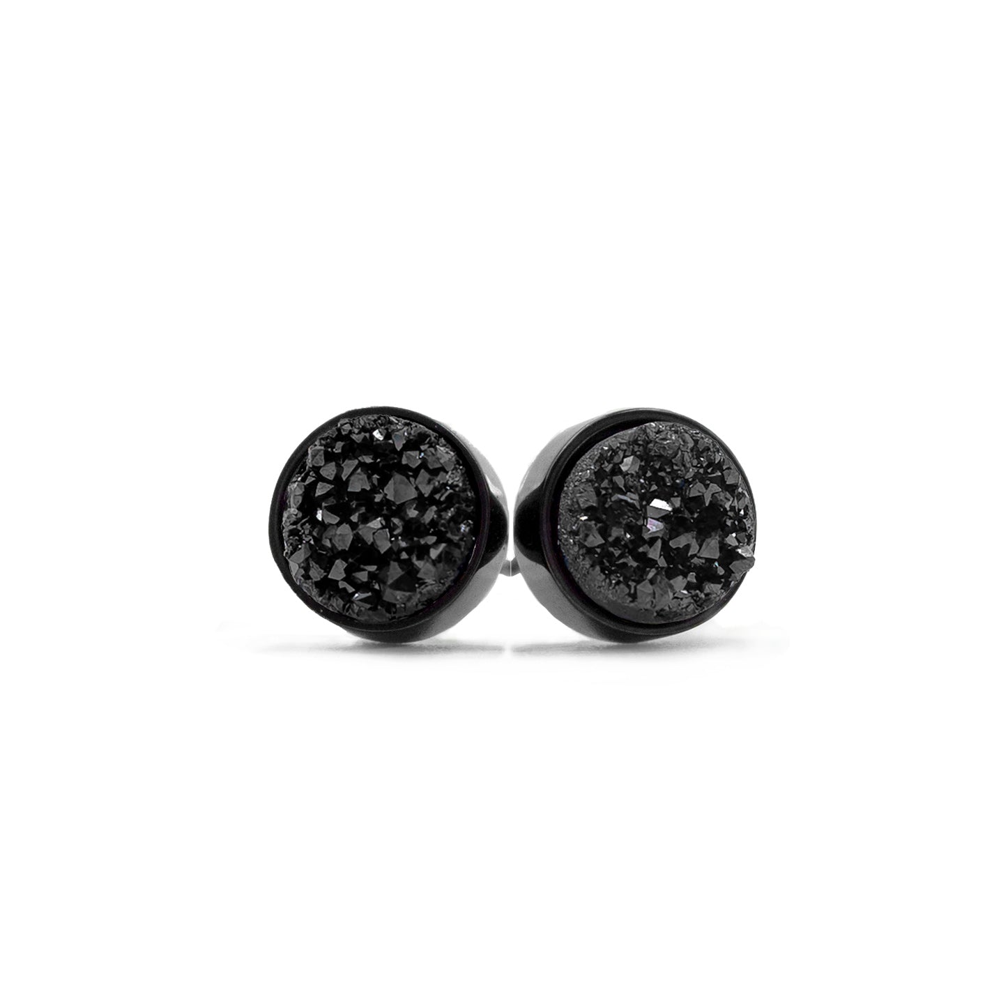 Image of Regal Collection - Black Raven Stud Earrings