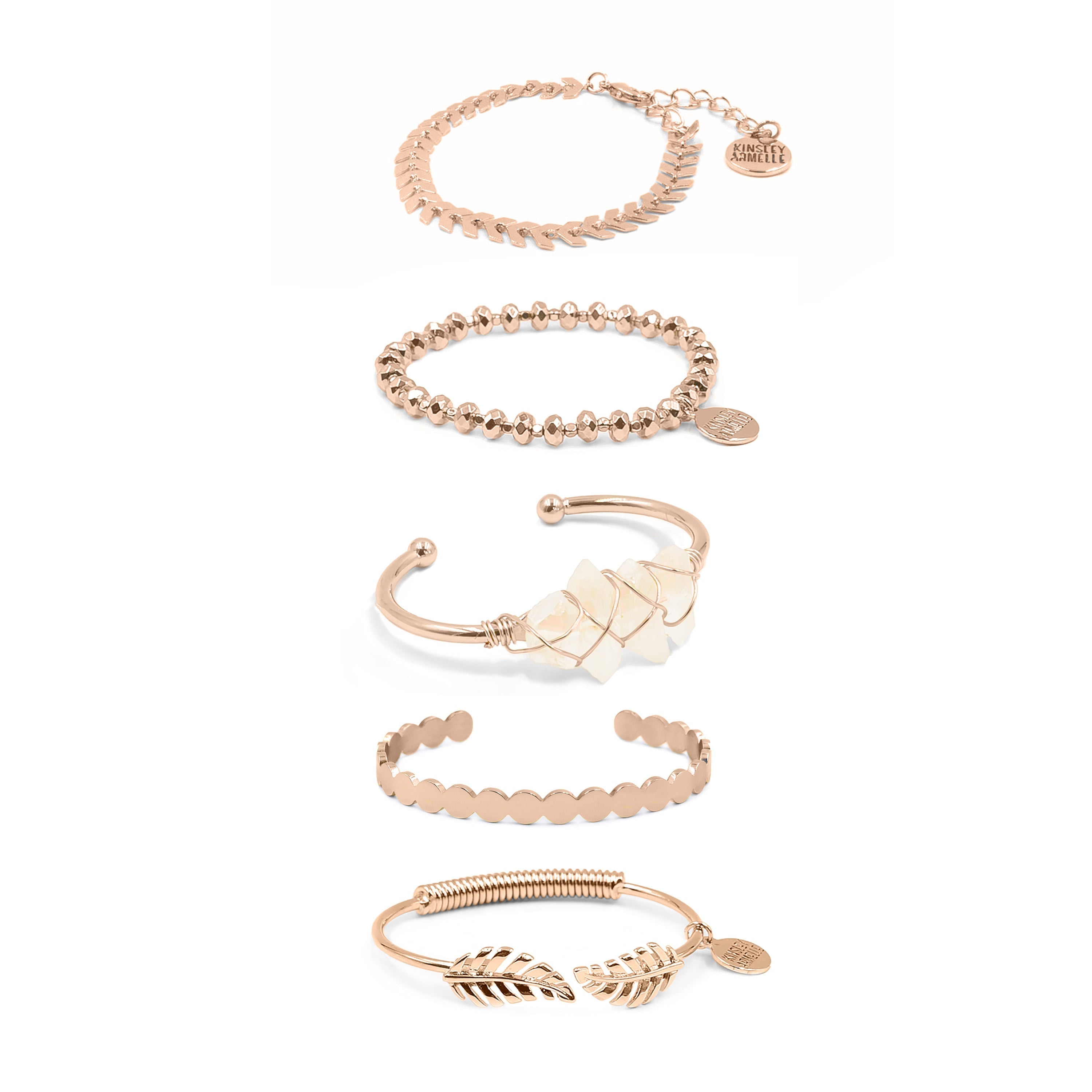 Image of Rose Gold Sugar Rush Bracelet Stack