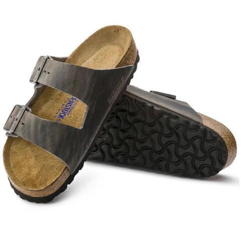 birkenstock 2 strap brown