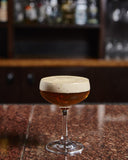 Fig Manhattan cocktail