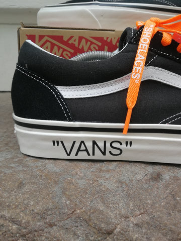 off white vans orange 