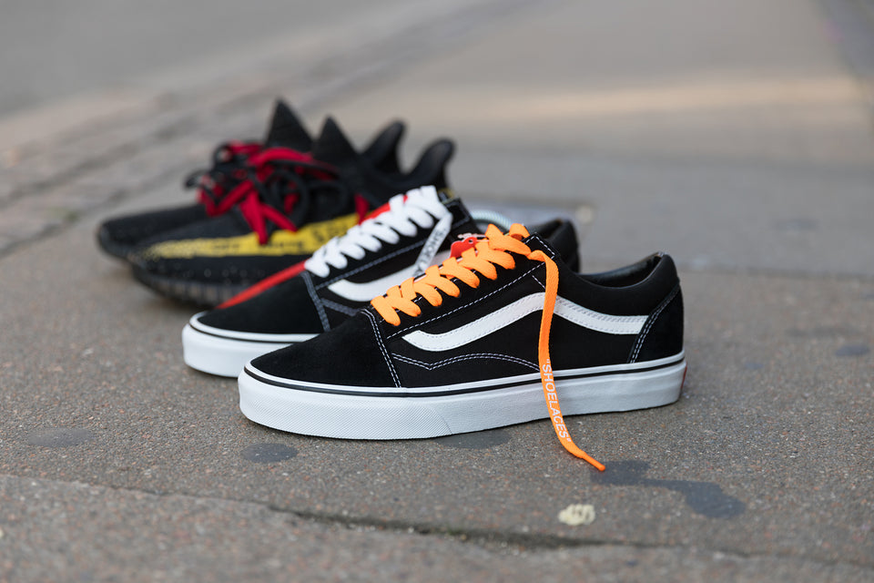 vans with off white laces