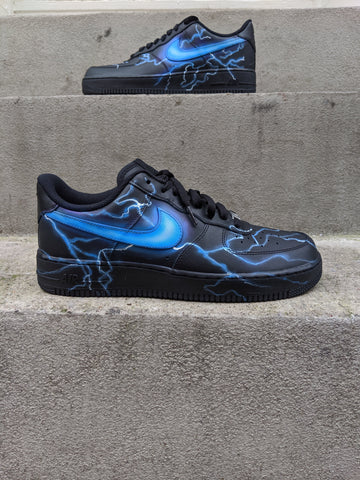 custom nike air force 1 lightning